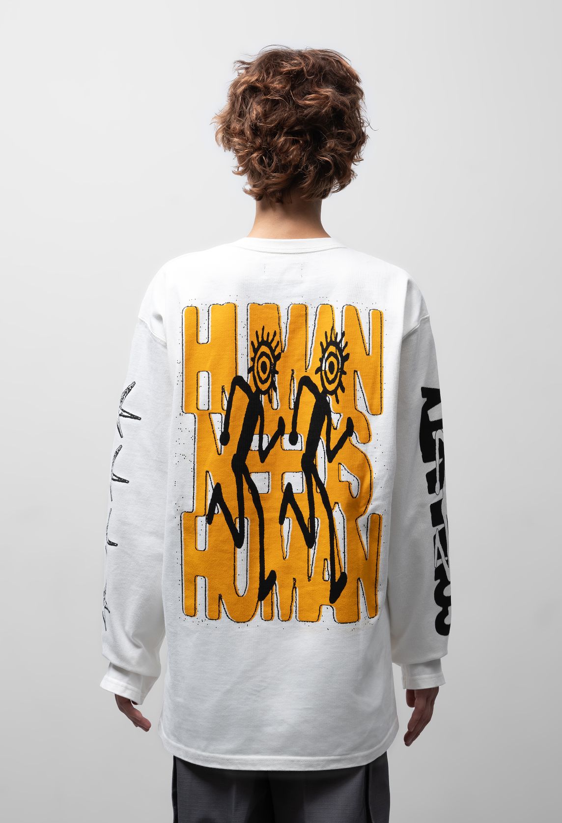 m0d44 x Сhumaky Human-N-Human Longsleeve