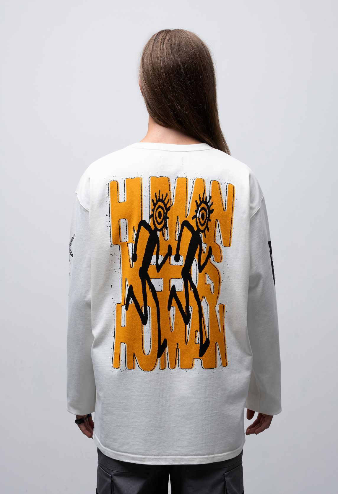 m0d44 x Сhumaky Human-N-Human Longsleeve