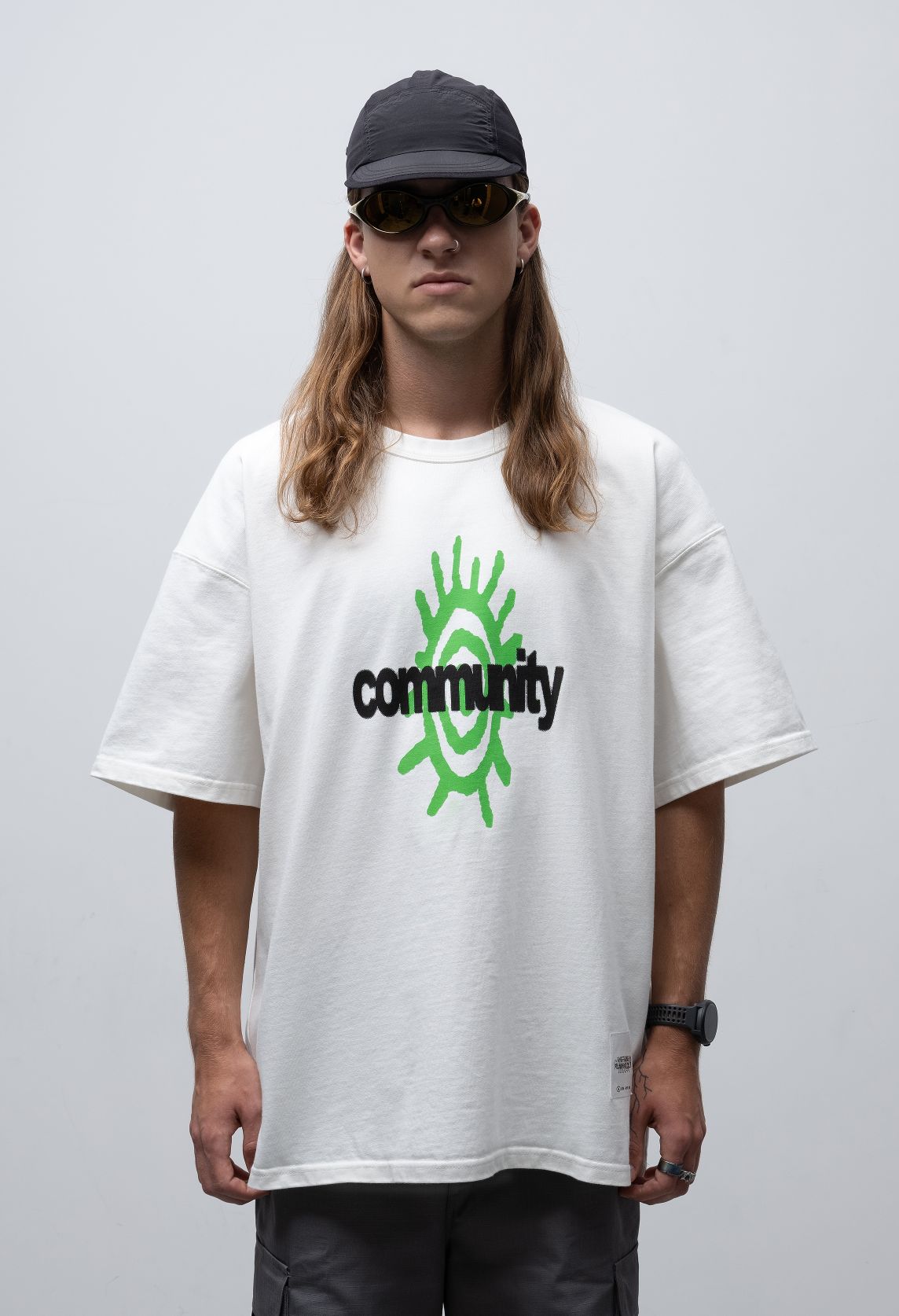 m0d44 x Сhumaky Community T-Shirt Oversize