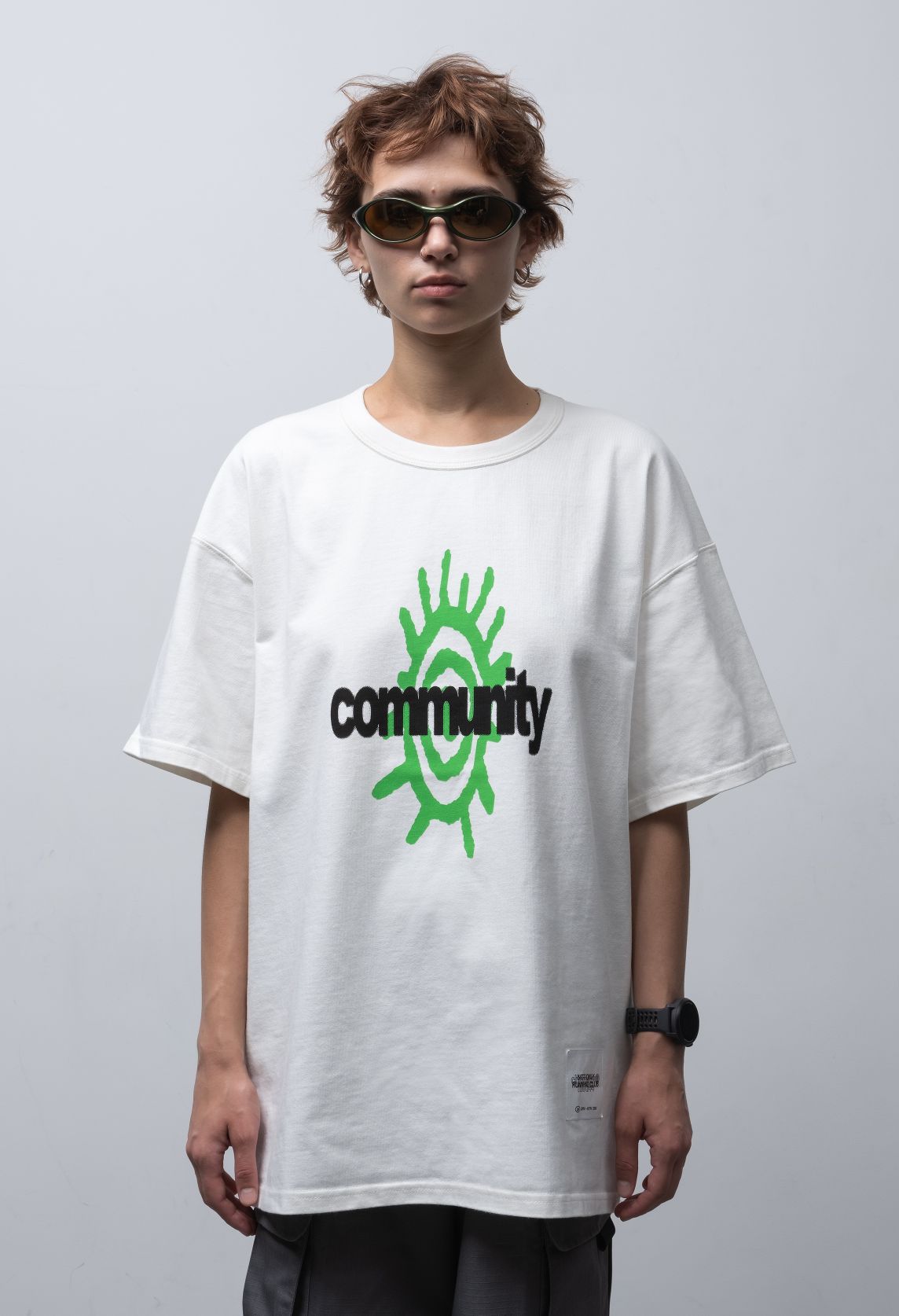 m0d44 x Сhumaky Community T-Shirt Oversize