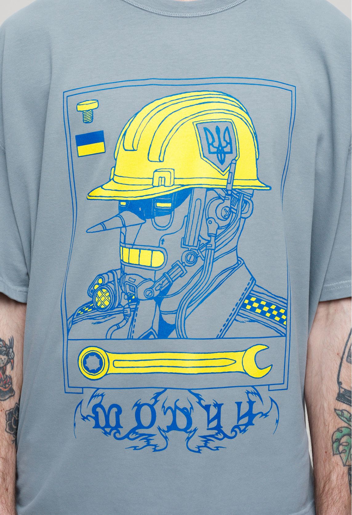M0D44 x Johnny Terror Labor V1 T-Shirt Oversize