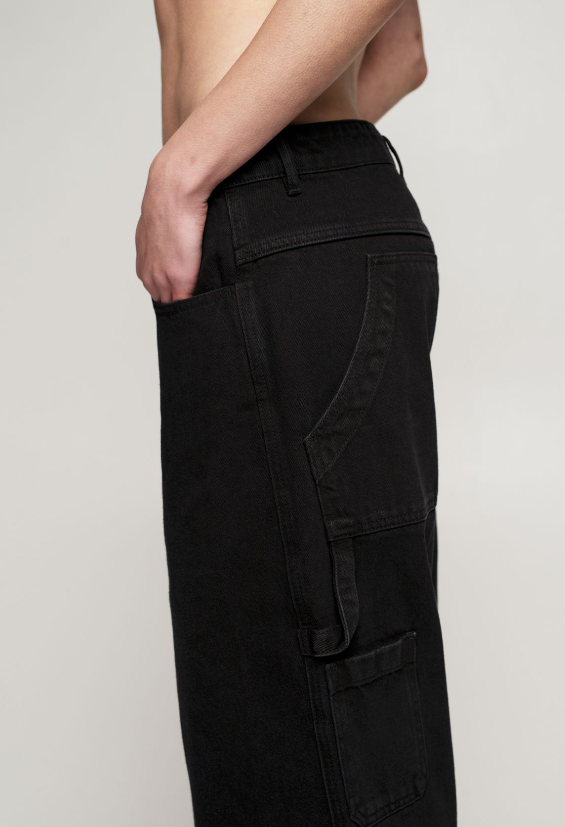 Labor Doubleknee Jeans Black