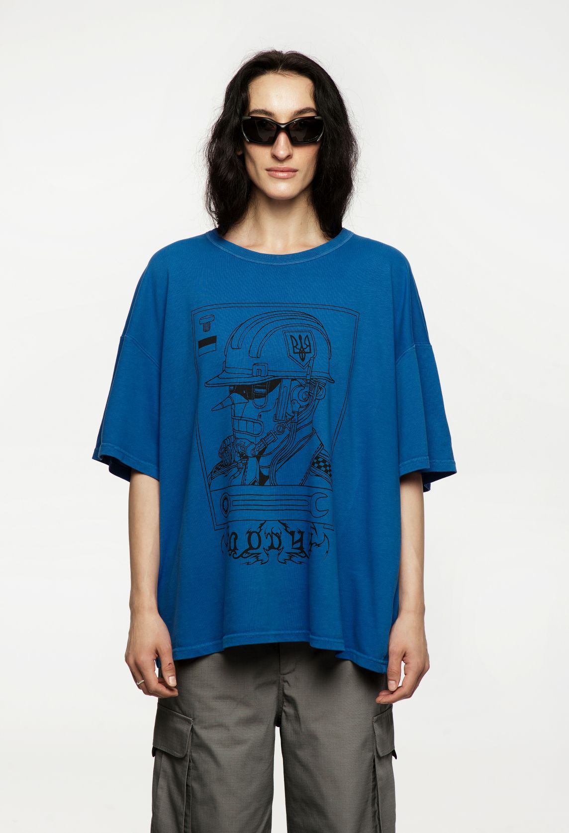 M0D44 x Johnny Terror Labor V2 T-Shirt Oversize